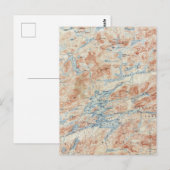 Topografische kaart van het  Raquette Lake New Yor (Voorkant / Achterkant)