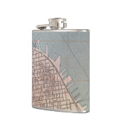 Topografische kaart van Noordoost-San Francisco Heupfles (Links)