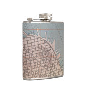 Topografische kaart van Noordoost-San Francisco Heupfles (Rechts)