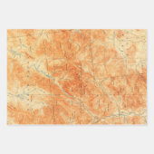  Topografische Mount Marcy New York Kaarten Pos Inpakpapier Vel (Voorkant 3)