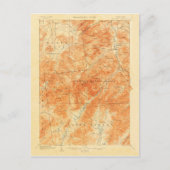  Topografische Mount Marcy New York Map Briefkaart (Voorkant)