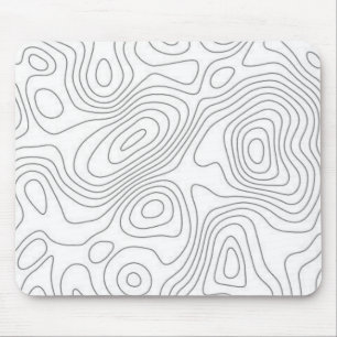Topografische Muismat - Kaart Topografie