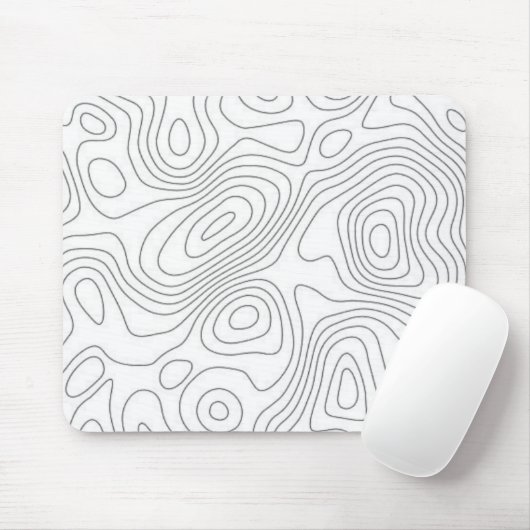 Topografische Muismat - Map Topography (Met muis)