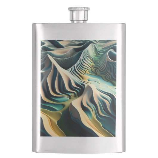 Topographic Currents Flacon (Voorkant)