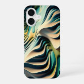 Topographic Currents iPhone 16 Hoesje (Achterkant)