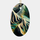 Topographic Currents Keramisch Ornament (Rechts)