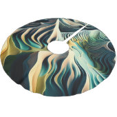 Topographic Currents Kerstboom Rok (Gekanteld)