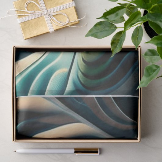 Topographic Currents Tissuepapier (Geschenk)