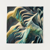 Topographic Currents Wandkleed (Voorkant (horizontaal))