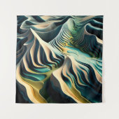 Topographic Currents Wandkleed (Voorkant)
