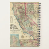 Topographic Railroad and County Map, Californië Planner (Achterkant)