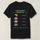 Topologist breakfast t-shirt (Design voorkant)