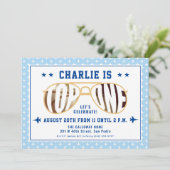 TopOne gevechtsvlieger thema eerste verjaardag Kaart (Staand voorkant)