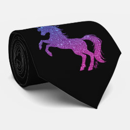 Topontwerper: Zwart Stropdas met galaxy Unicorn Ar