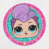 Topper Lol Surprise Glitter 2 Labels (Design 1)