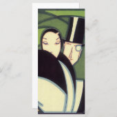  topperlabel voor groenten, Art Deco-Romance (Voorkant / Achterkant)