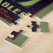 topperlabel voor groenten, Art Deco-Romance Legpuzzel (Zijkant)
