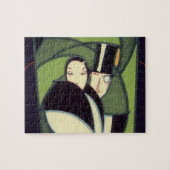  topperlabel voor groenten, Art Deco-Romance Legpuzzel (Horizontaal)