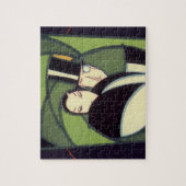 topperlabel voor groenten, Art Deco-Romance Legpuzzel (Verticaal)