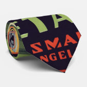  topperlabel voor groenten, Art Deco-Romance Stropdas (Opgerold)