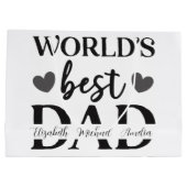 Toppers Papa Persoonlijke Cadeautas (Achterkant)