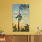 Topping Giant Spruce voor 200 ft. Zeilen Canvas Afdruk (Insitu (Woonkamer))
