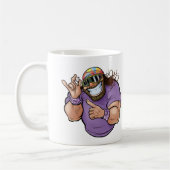 Topprofwrestler Koffiemok (Links)