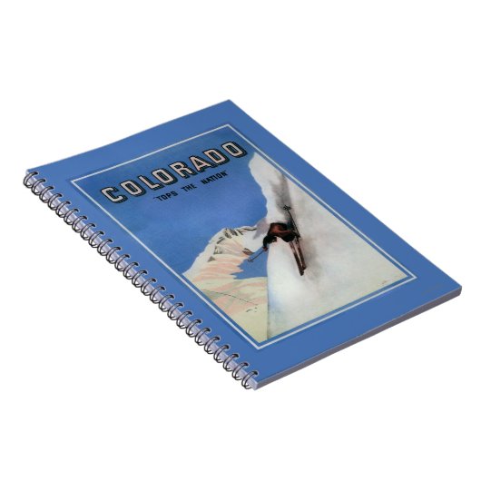 Tops the Nation - Skiing Promotional Poster Notitieboek (Rechterzijde)