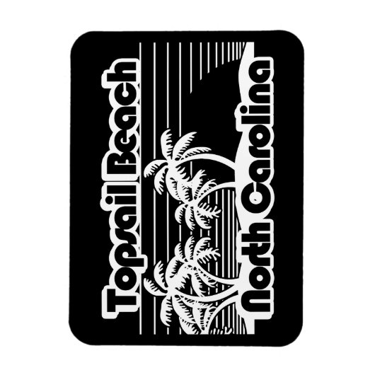 Topsail Beach North Carolina Magneet (Verticaal)