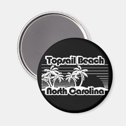 Topsail Beach North Carolina Magneet (Voorkant / Achterkant)