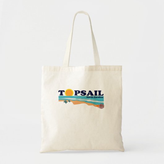 Topsail Beach. Tote Bag (Voorkant)