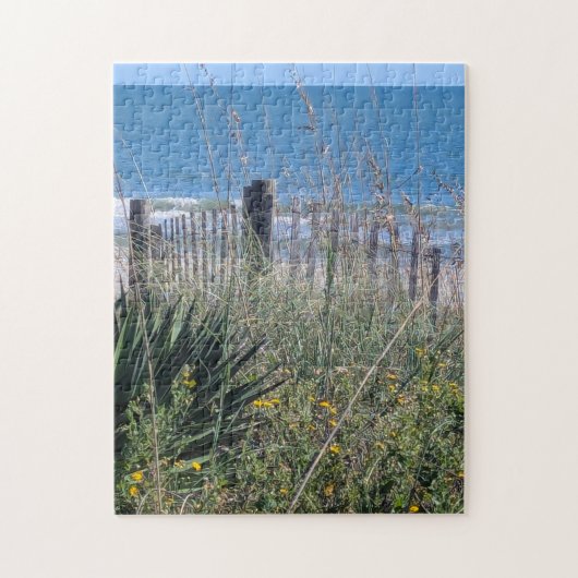 Topsail Beach Zandduin Oceaanzicht Legpuzzel (Verticaal)