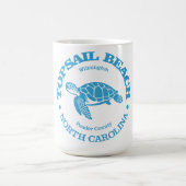 Topsail Beach (zeeen schildpad) Koffiemok (Center)
