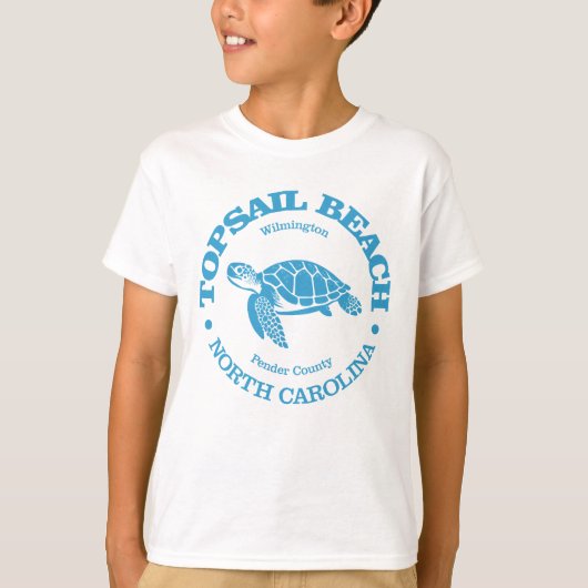 Topsail Beach (zeeen schildpad) T-shirt (Voorkant)