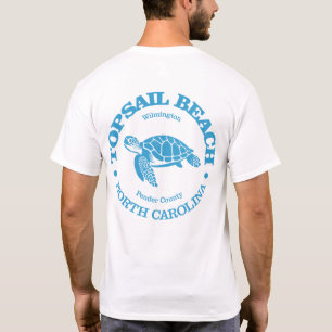 Topsail Beach (zeeen schildpad) T-shirt