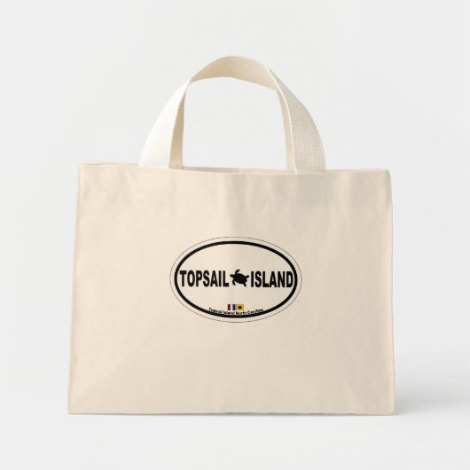 Topsail Island Mini Tote Bag (Voorkant)