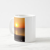 Topsail Island, NC-mok koffie Koffiemok (Voorkant links)