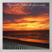 Topsail Island Sunrise Print (Voorkant)