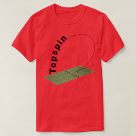 Topspin Tennisbaan T-shirt