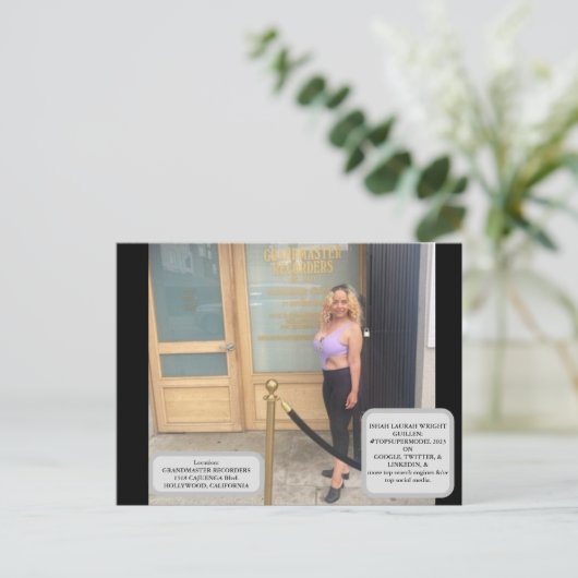 #TOPSUPERMODEL2023 BRIEFKAART (Staand voorkant)