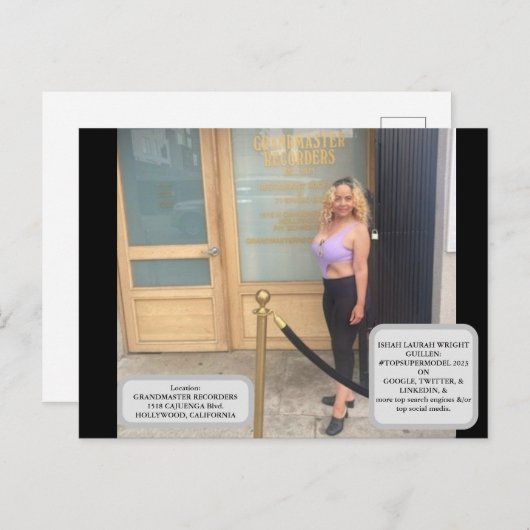 #TOPSUPERMODEL2023 BRIEFKAART (Voorkant / Achterkant)