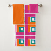Topsy Turvy Bath Towel Set Bad Handdoek (Insitu)