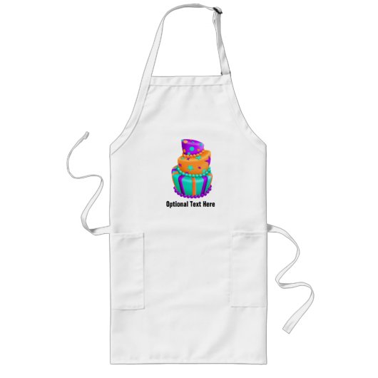 Topsy Turvy Fancy Cake Lang Schort (Voorkant)