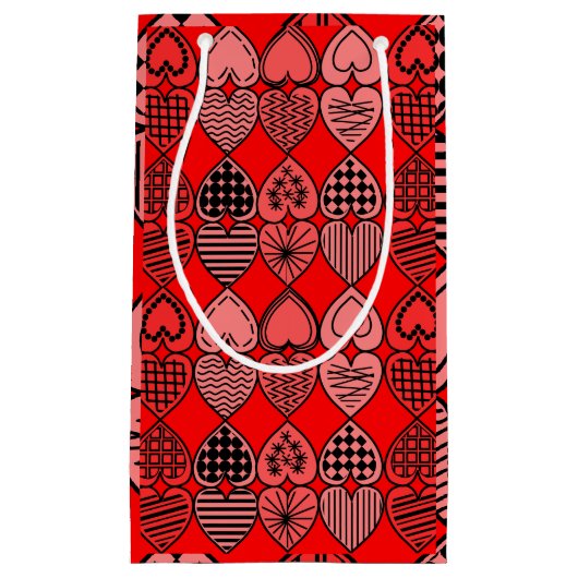 Topsy Turvy Hearts Klein Cadeauzakje (Voorkant)