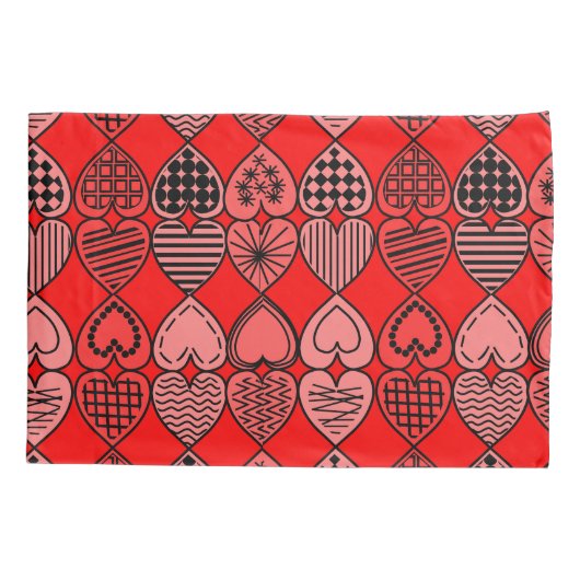 Topsy Turvy Hearts Kussensloop (Achterkant)