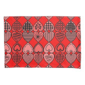 Topsy Turvy Hearts Kussensloop (Voorkant)