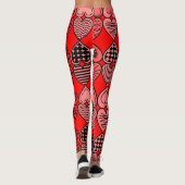 Topsy Turvy Hearts Leggings (Achterkant)