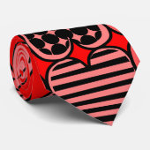 Topsy Turvy Hearts Stropdas (Opgerold)