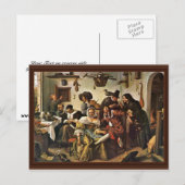 Topsy-Turvy wereld door Steen Jan (beste kwaliteit Briefkaart (Voorkant / Achterkant)