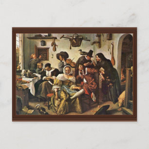 Topsy-Turvy wereld door Steen Jan (beste kwaliteit Briefkaart